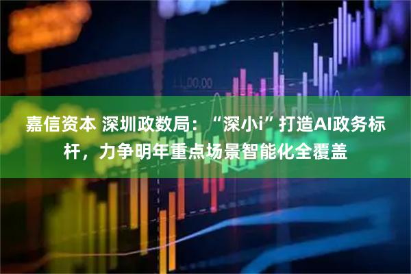 嘉信资本 深圳政数局：“深小i”打造AI政务标杆，力争明年重点场景智能化全覆盖